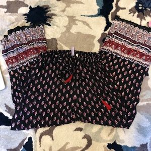 Comfy black detailed pants